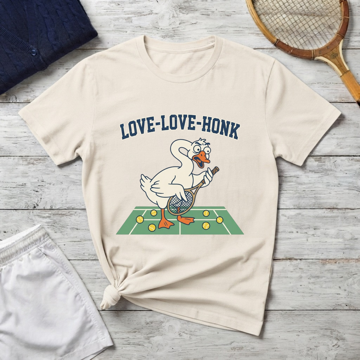 Love-Love-Honk Duck T-Shirt
