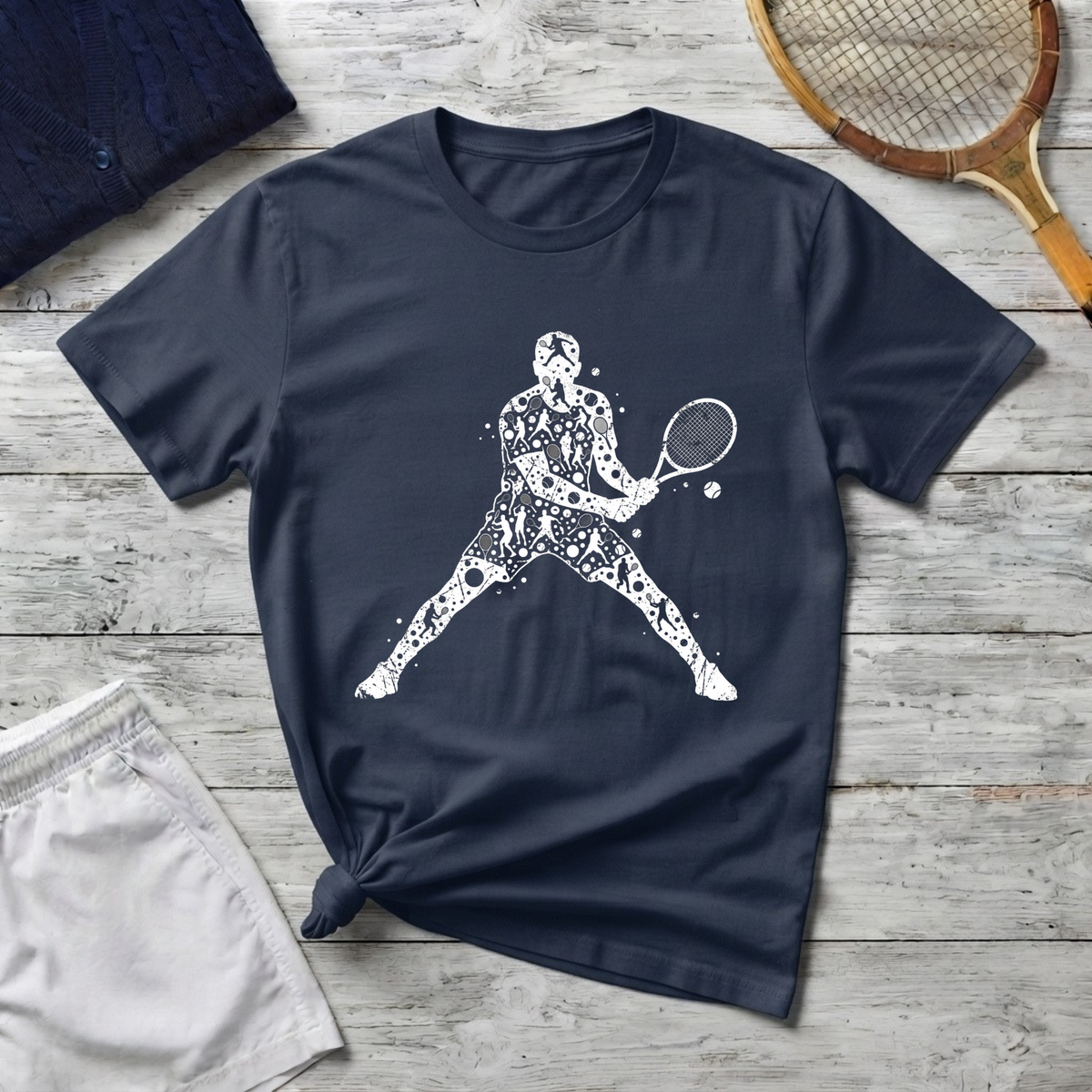 Tennis Player Graphic T-Shirt