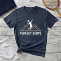 T-Shirt — "Perfect Serve" Tennis Graphic Tee