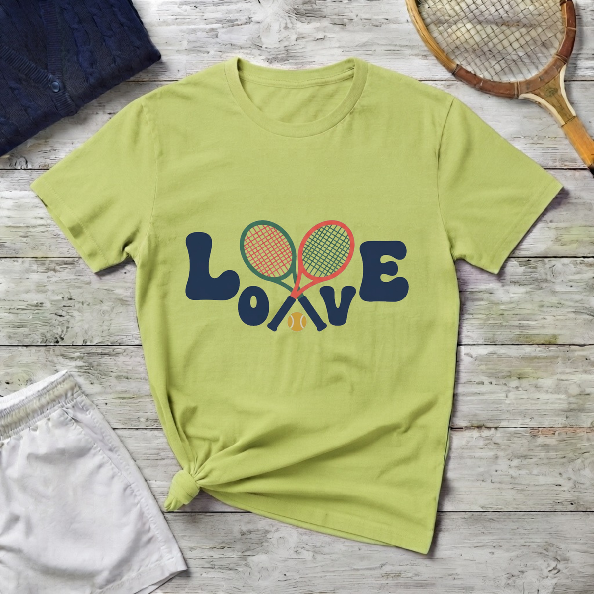 Tennis Love Graphic T‑Shirt