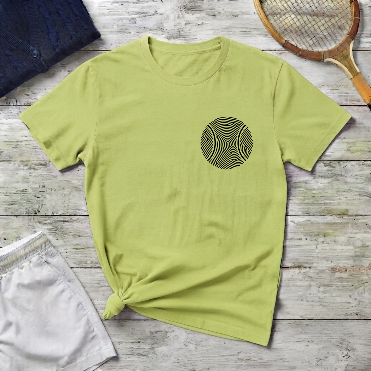fingerprint tennis ball T-Shirt