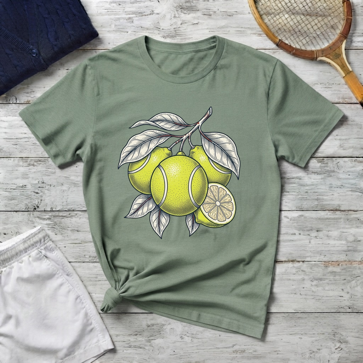Lemon and Lime tennis ball T-Shirt
