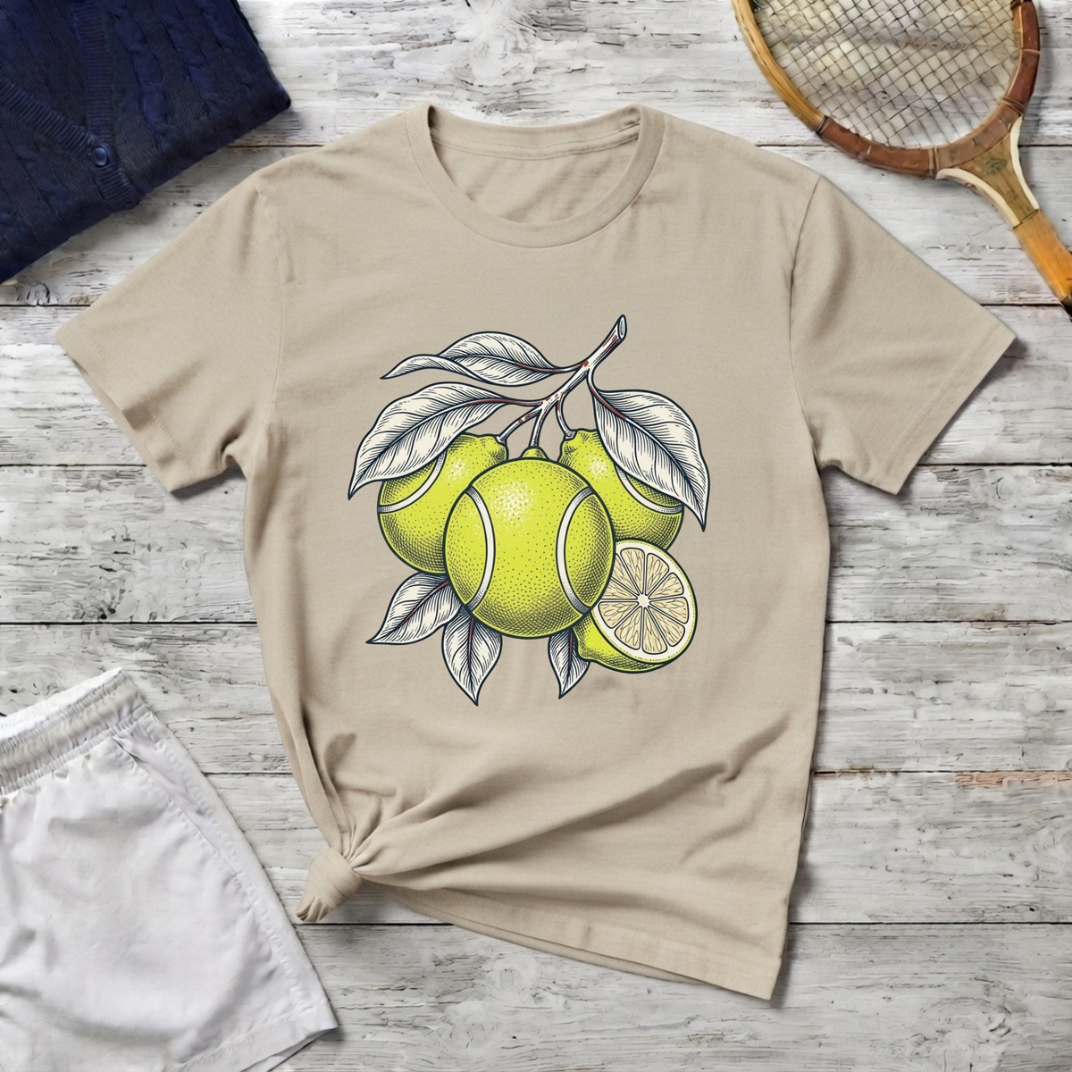 Lemon and Lime tennis ball T-Shirt