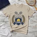 Tennis T‑Shirt — "Born to Play" Vintage Tennis Crest Tee