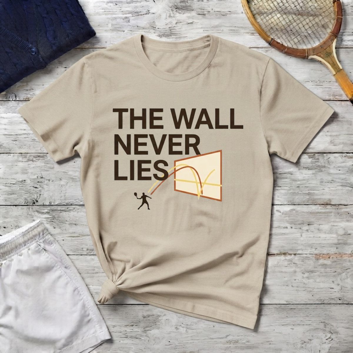 The Wall Never Lies Graphic T-Shirt