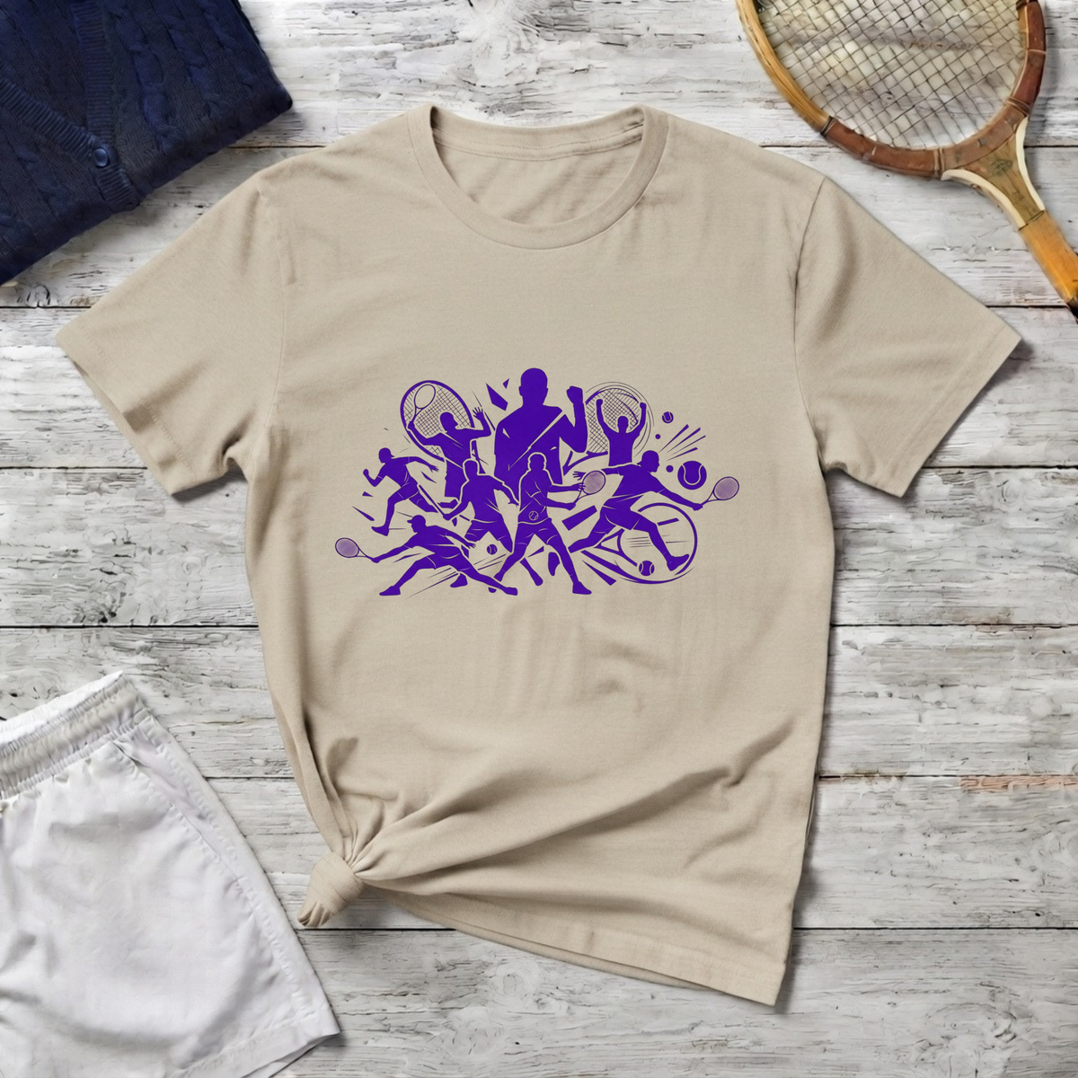tennis player Silhouette T-Shirt