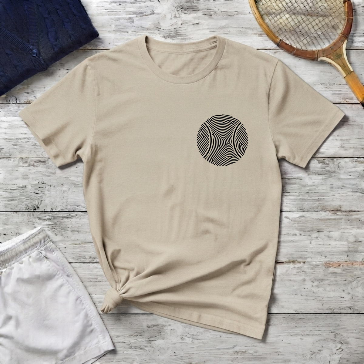 fingerprint tennis ball T-Shirt