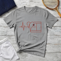 Heartbeat Love T-Shirt – Heart, EKG & court Design