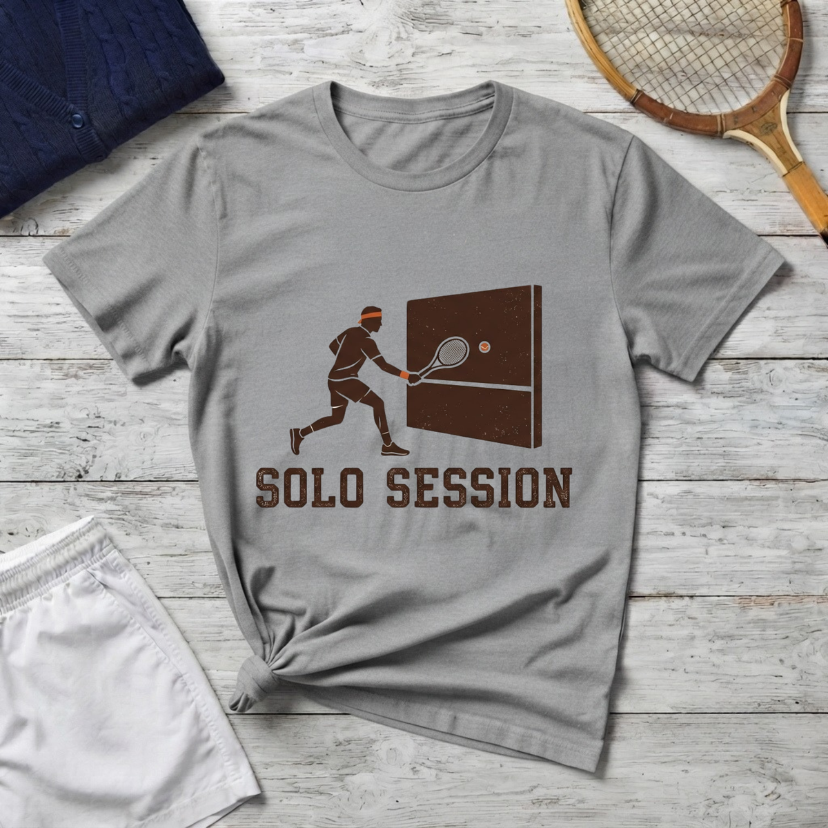 Solo Session T-Shirt — Practice Court Graphic Tee