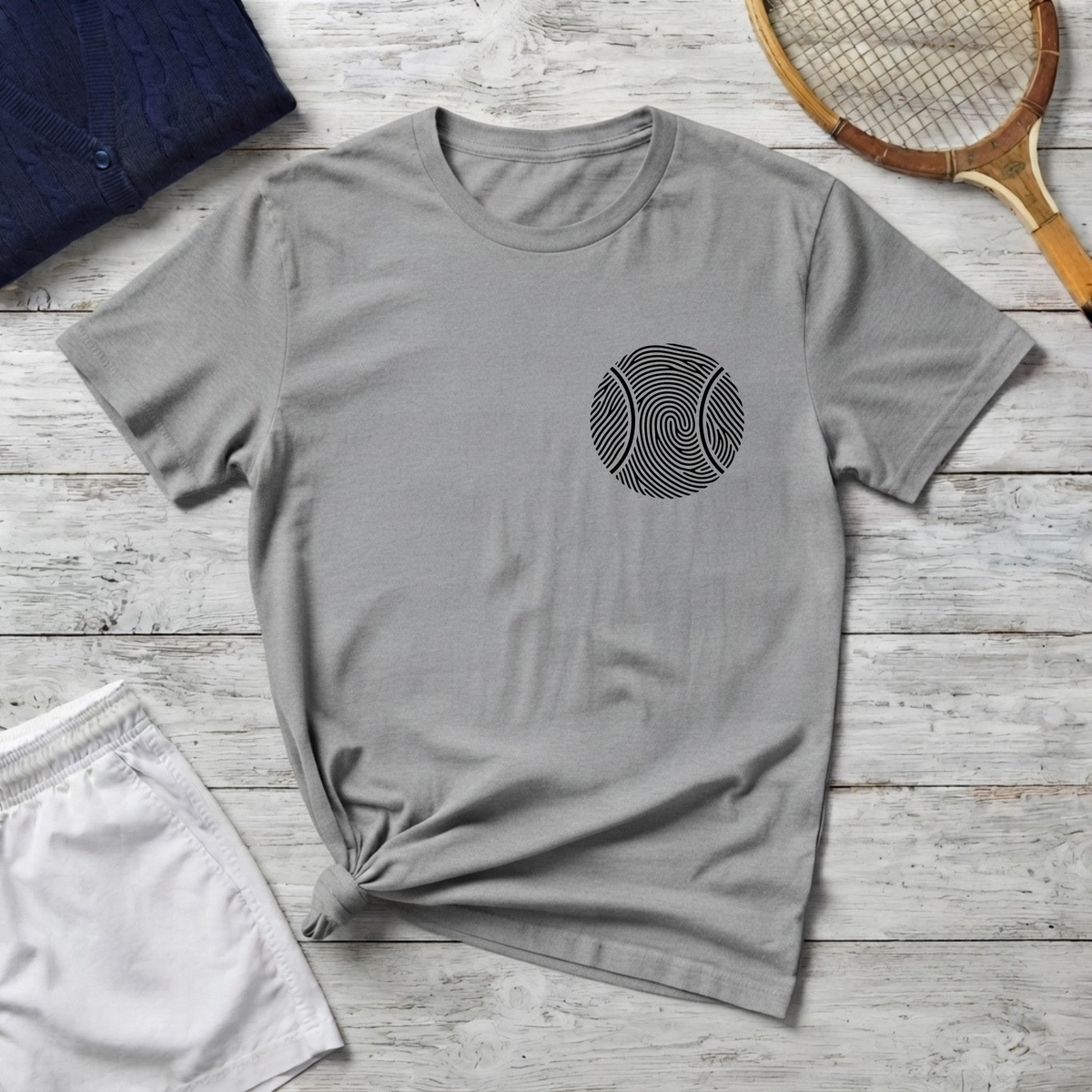 fingerprint tennis ball T-Shirt