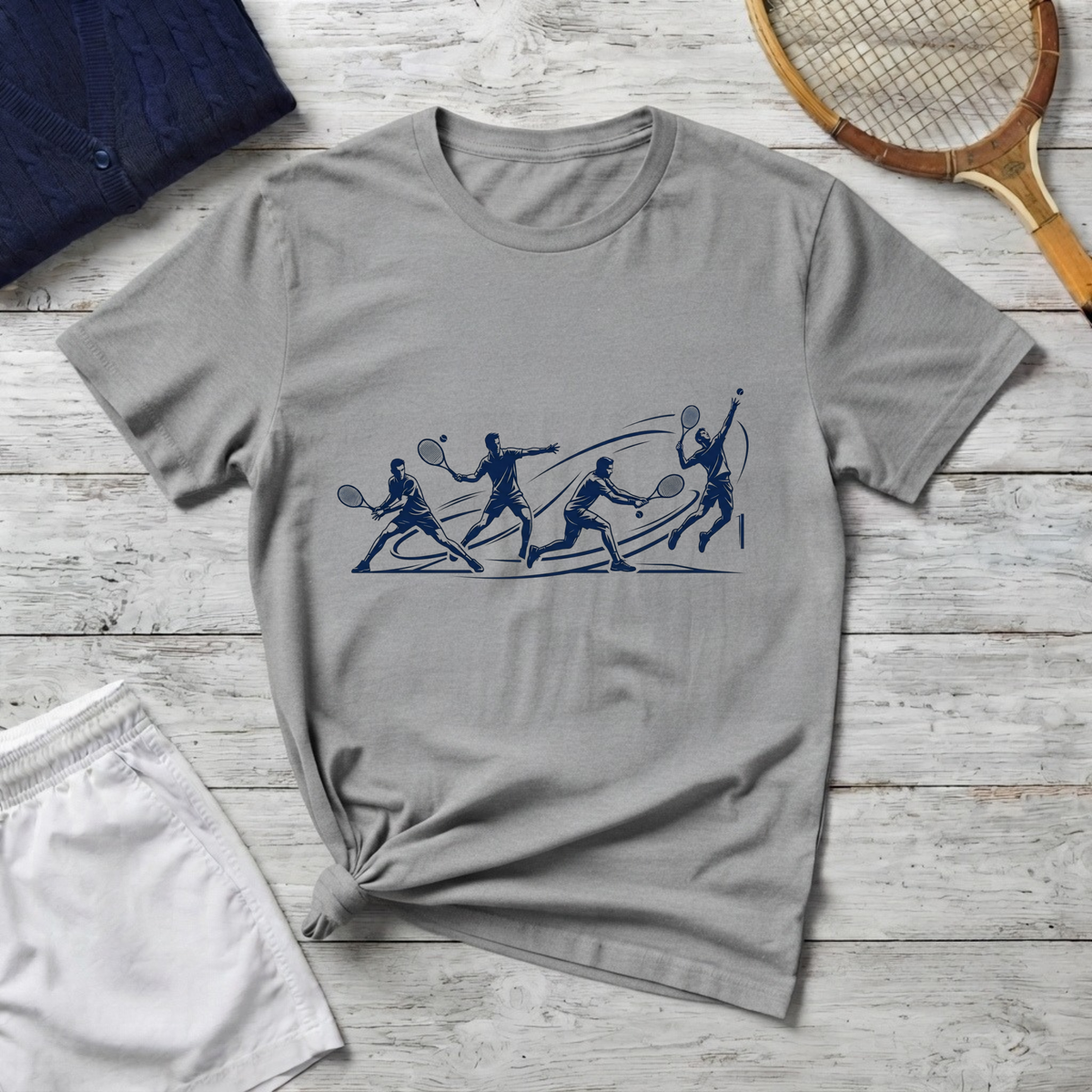 tennis Motion Graphic T-Shirt