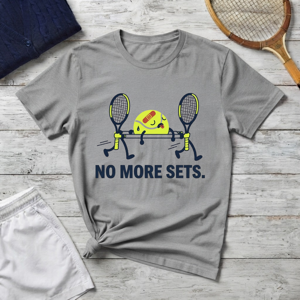 No More Sets Tennis T-Shirt