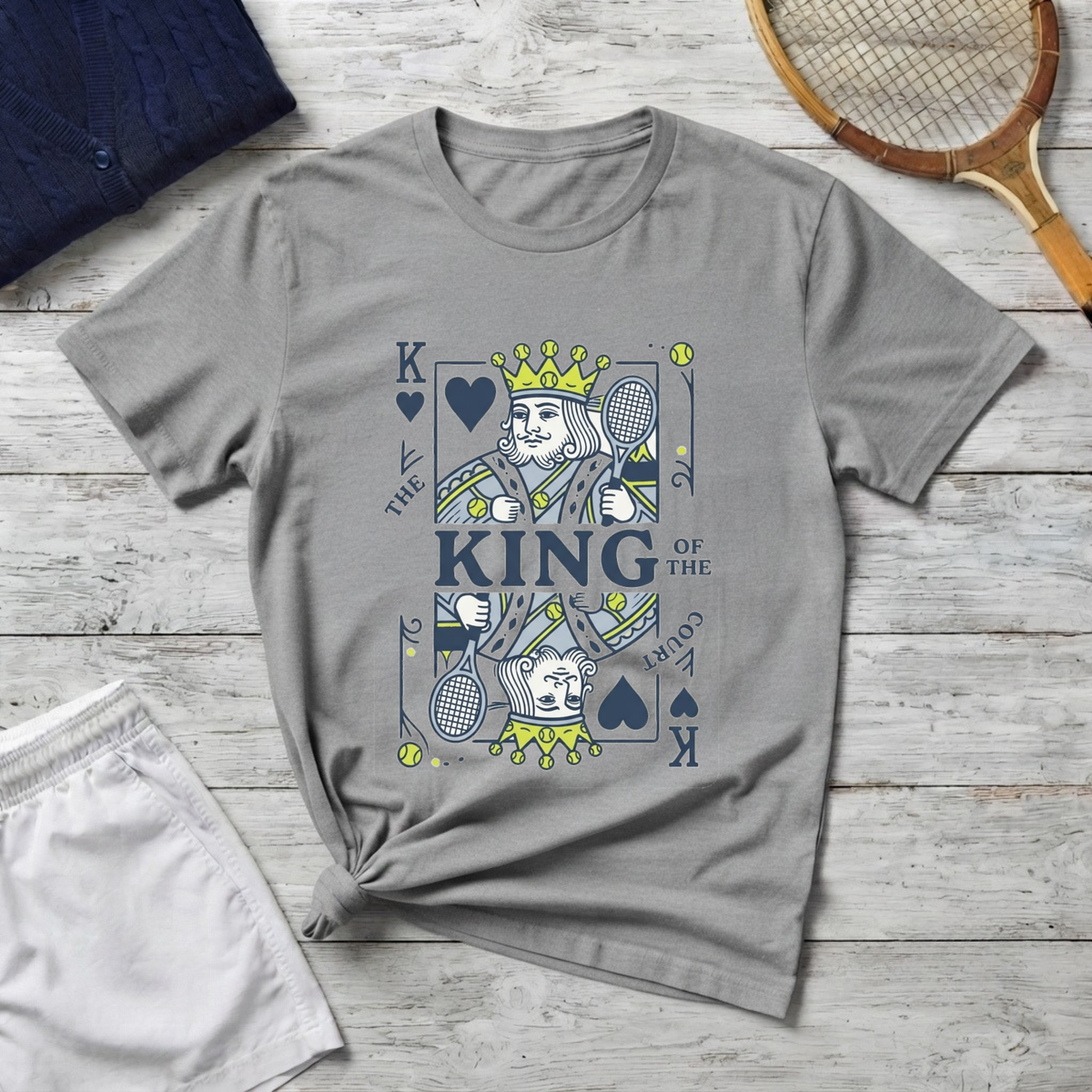 King of Hearts Playing Card T-Shirt