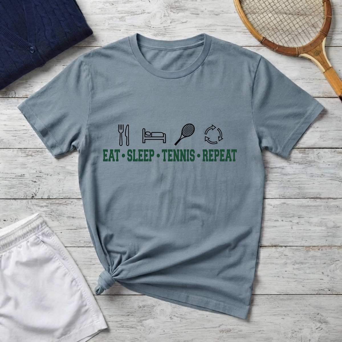 Eat · Sleep · Tennis · Repeat T-Shirt