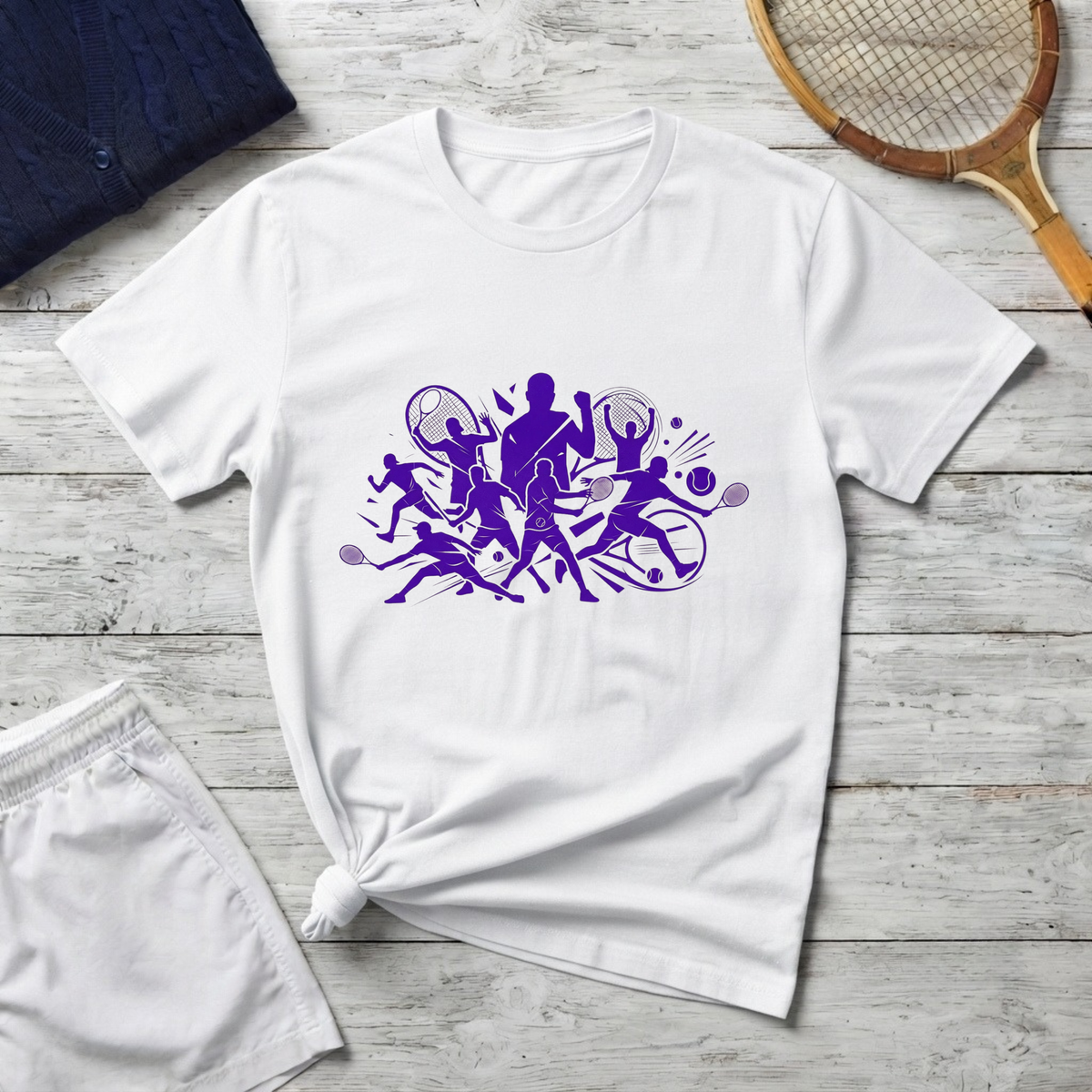 tennis player Silhouette T-Shirt