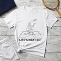 T-Shirt — "Life's Next Set" Tennis Graduation Tee