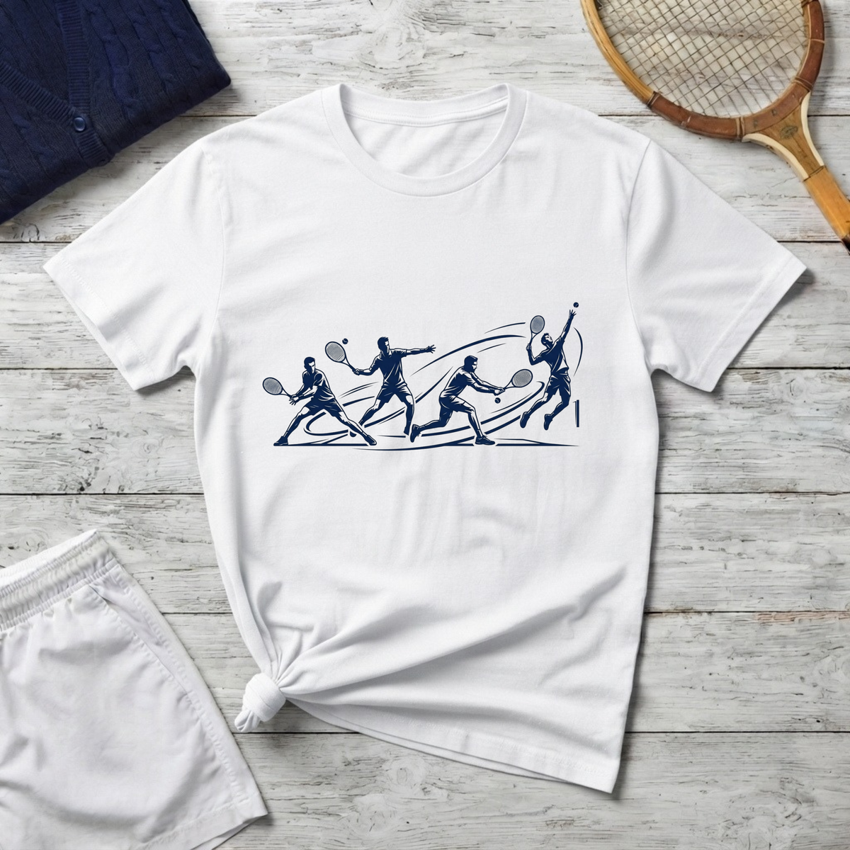 tennis Motion Graphic T-Shirt