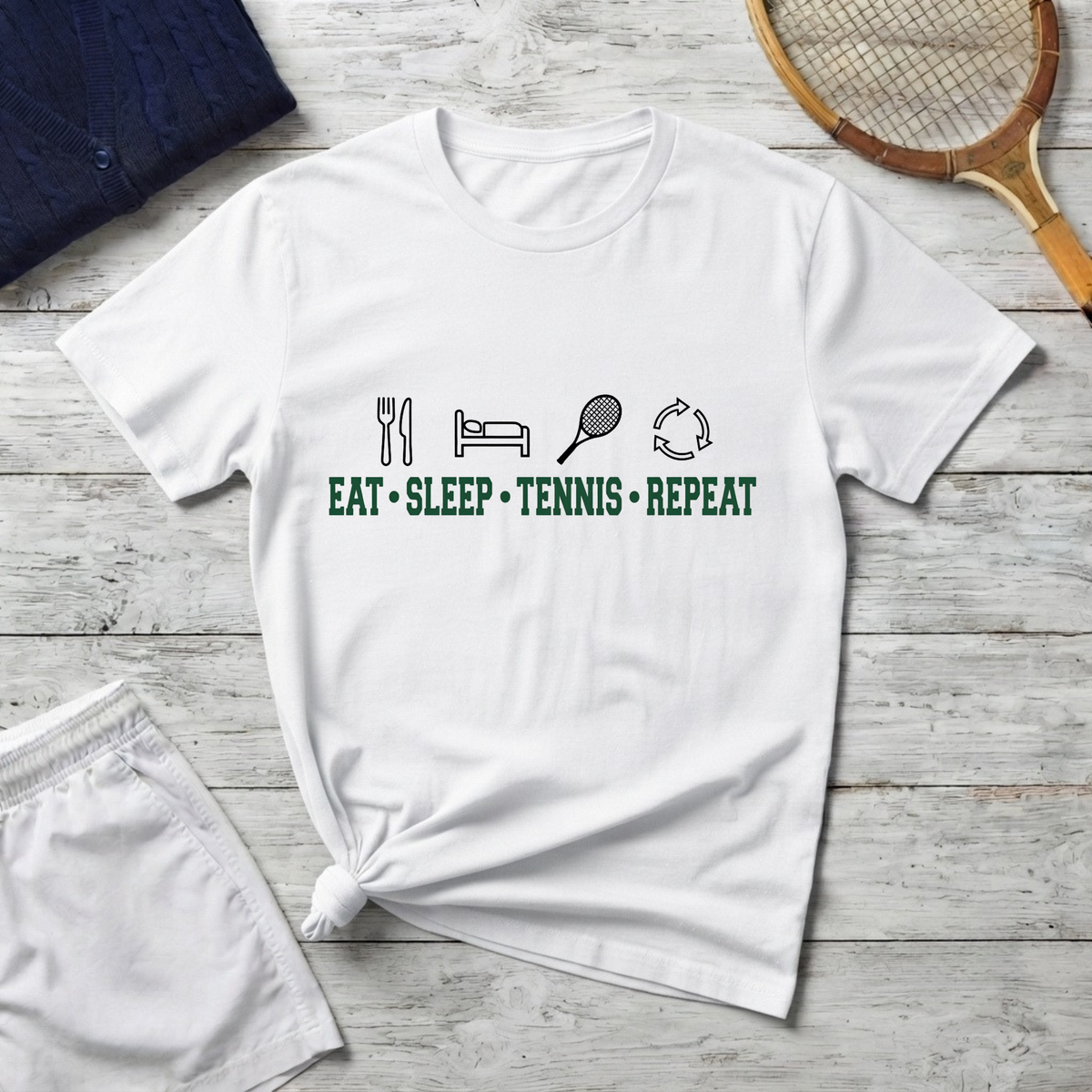 Eat · Sleep · Tennis · Repeat T-Shirt