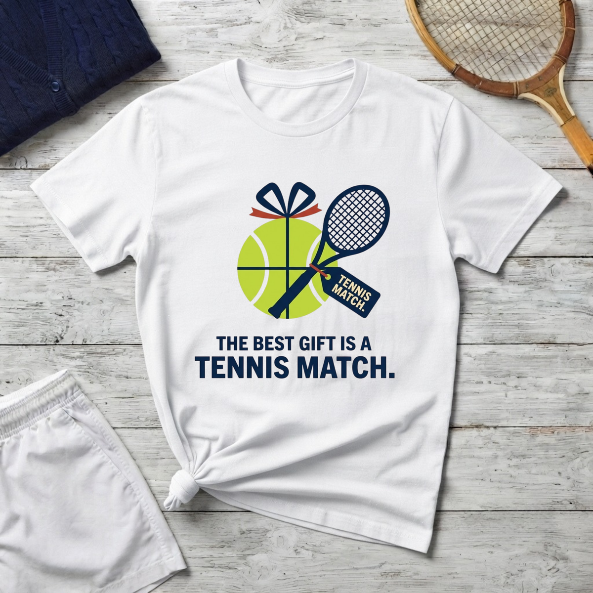 The Best Gift is a Tennis Match T-Shirt
