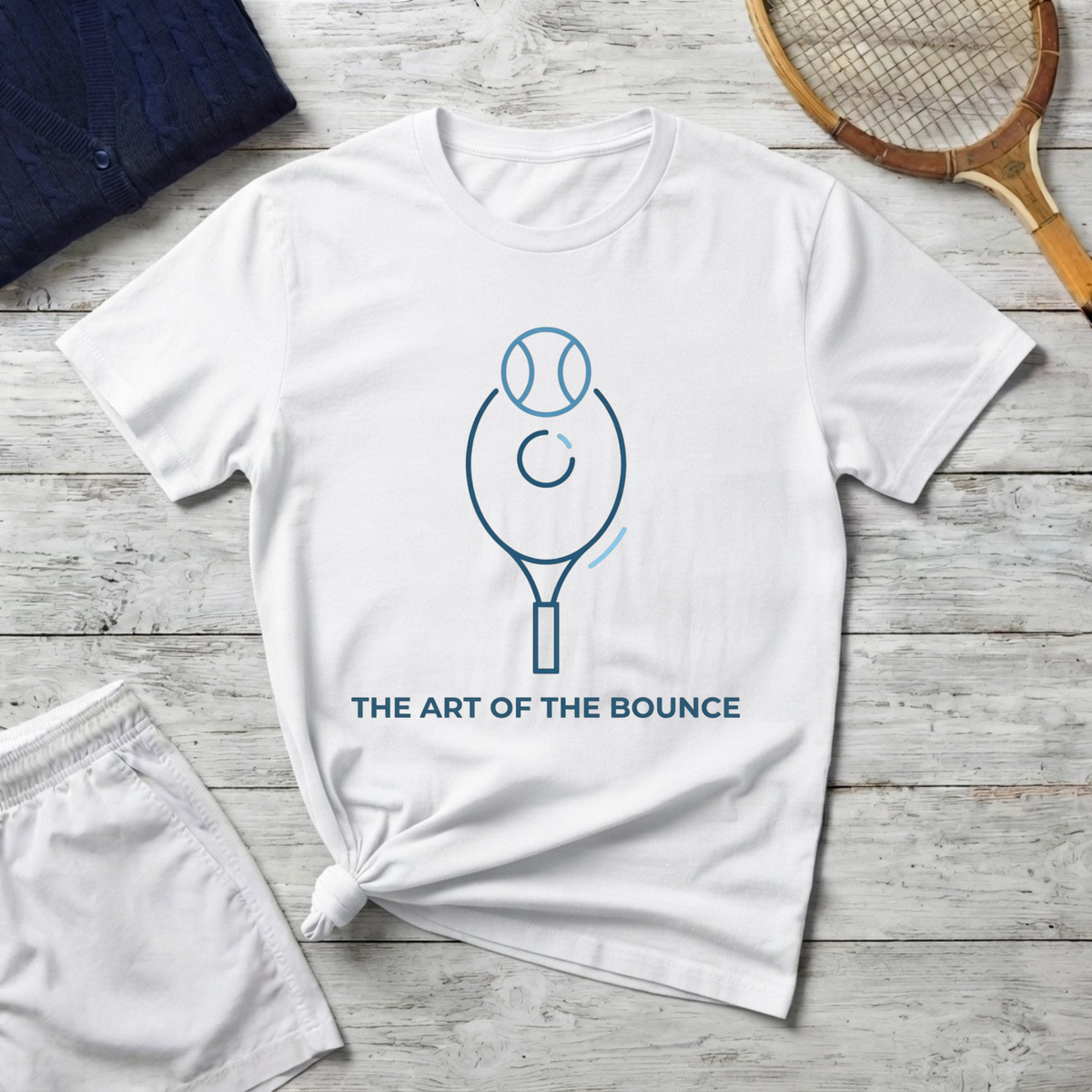 The Art of the Bounce tennis T-Shirt