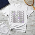 Tennis Typography T-Shirt – Retro Pastel Tennis Lover Graphic