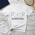 T-Shirt — 'The Perfect Return' Tennis Graphic Tee
