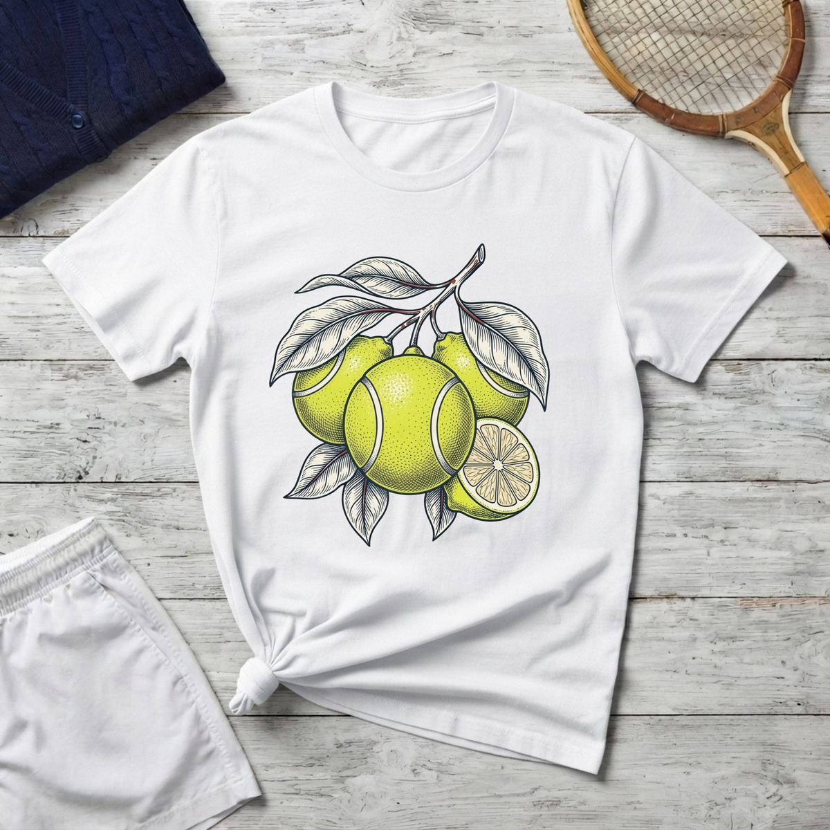 Lemon and Lime tennis ball T-Shirt
